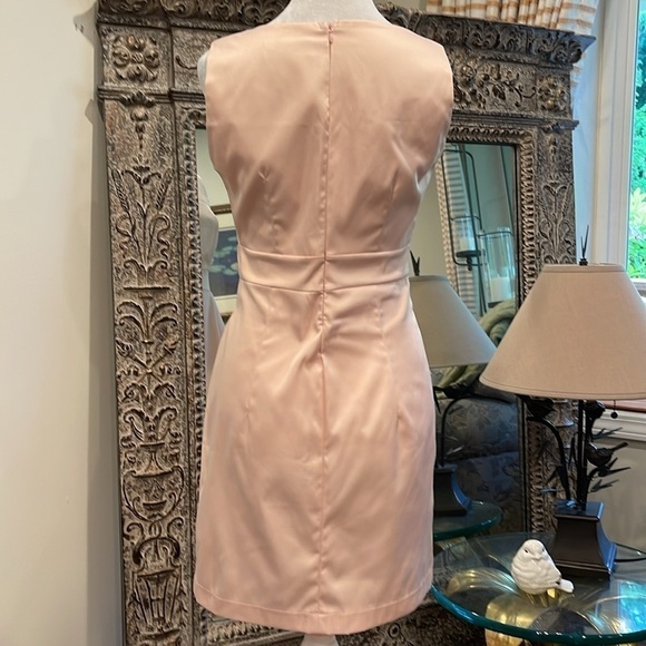 Mielczarkowski L pink sleeveless dress fit & flare - Picture 4 of 6